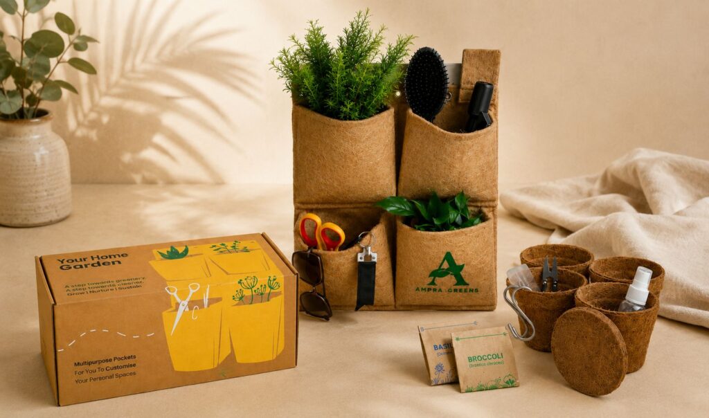 Jute Vertical Pockets